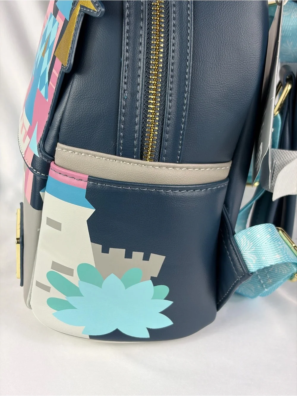 Loungefly Disney Parks Castle Mini Backpack- Disneyland Paris Collectible NWT